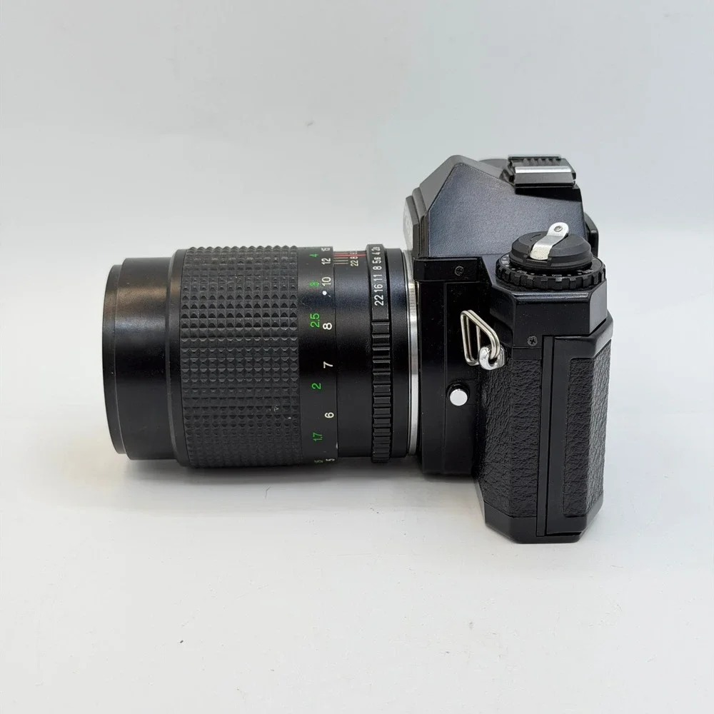 Cosina CT-7 / Petri GX-4 35mm SLR Film Camera W/ Petri 135mm f2.8 Lens TESTED!!